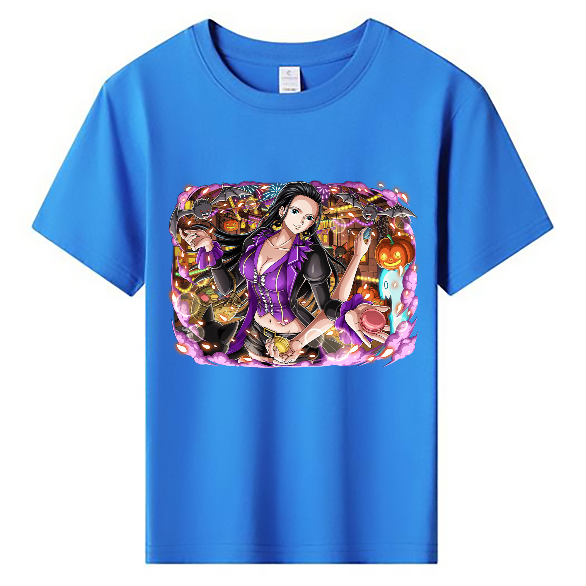 ワンピース ニコ・ロビン ONE PIECE Nico Robin 綿100％キッズTシャツ（フロントプリント）